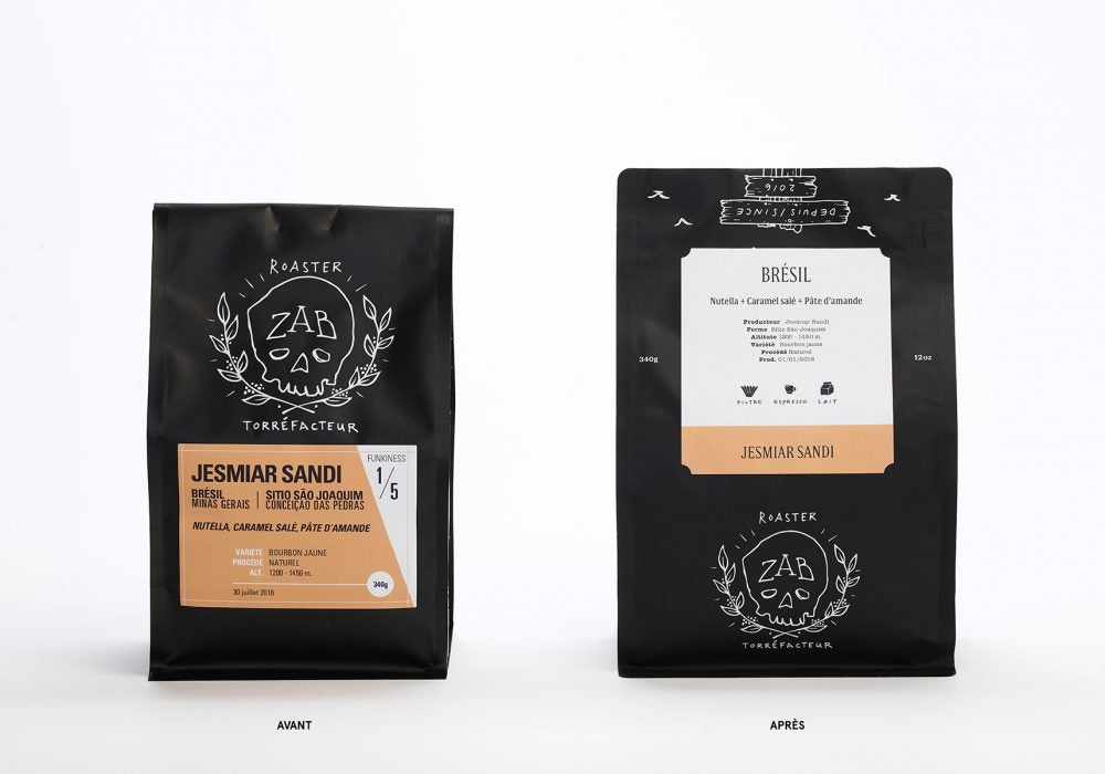 Zab Café - Sac + Étiquettes
