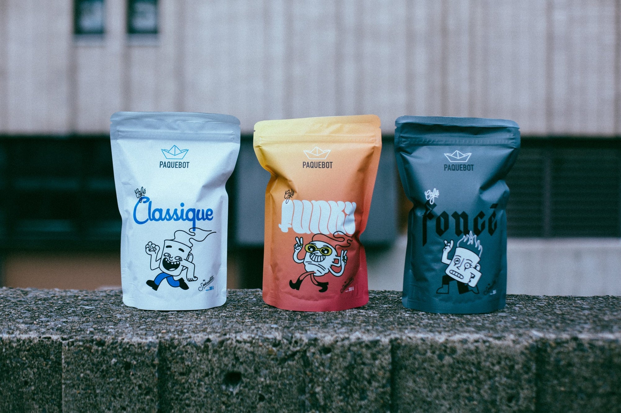 Café Paquebot - Trio de sacs