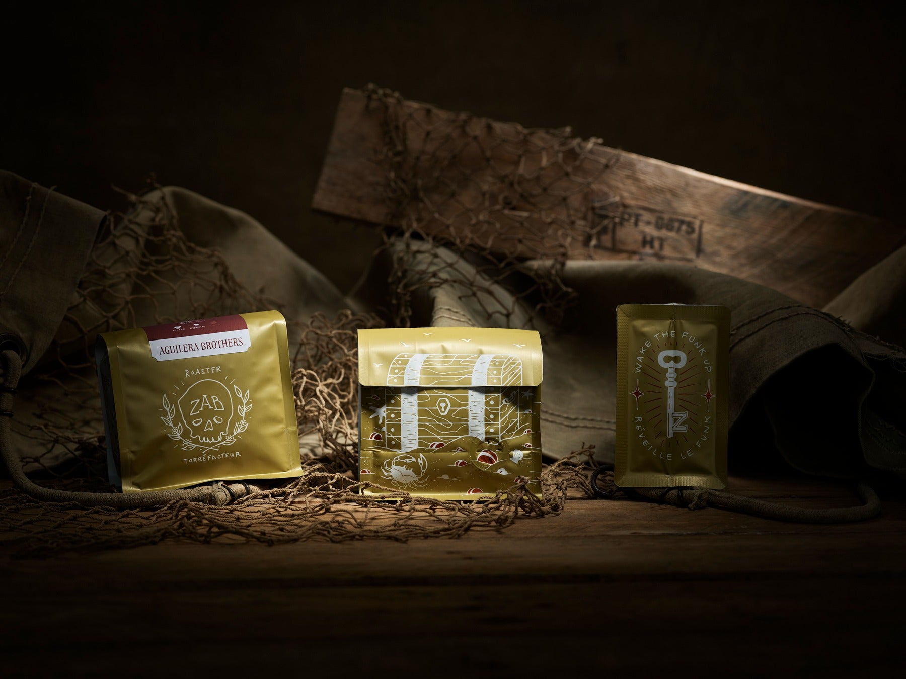ZAB Café - Sac doré