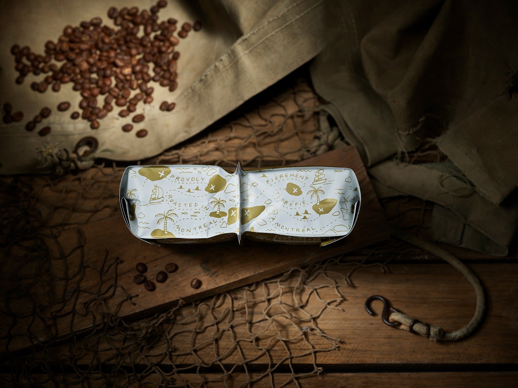 ZAB Café - Sac doré