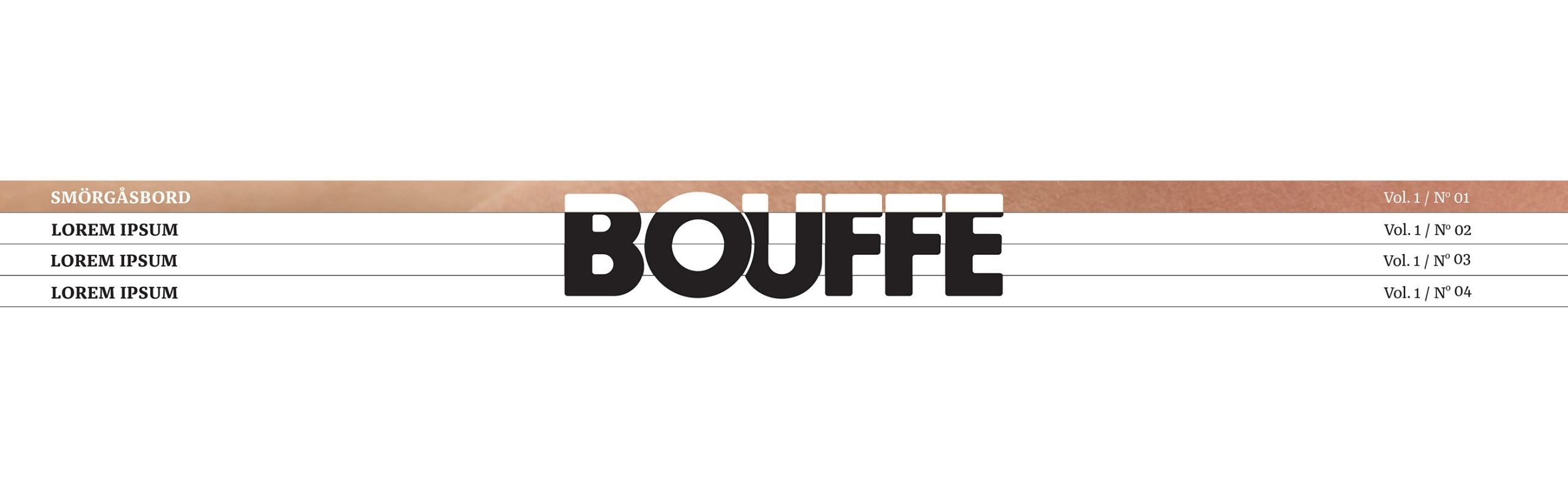Bouffe magazine - No. 1