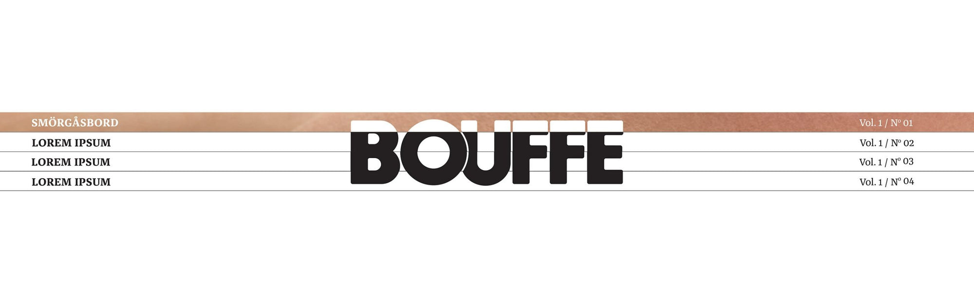 Bouffe magazine - No. 1