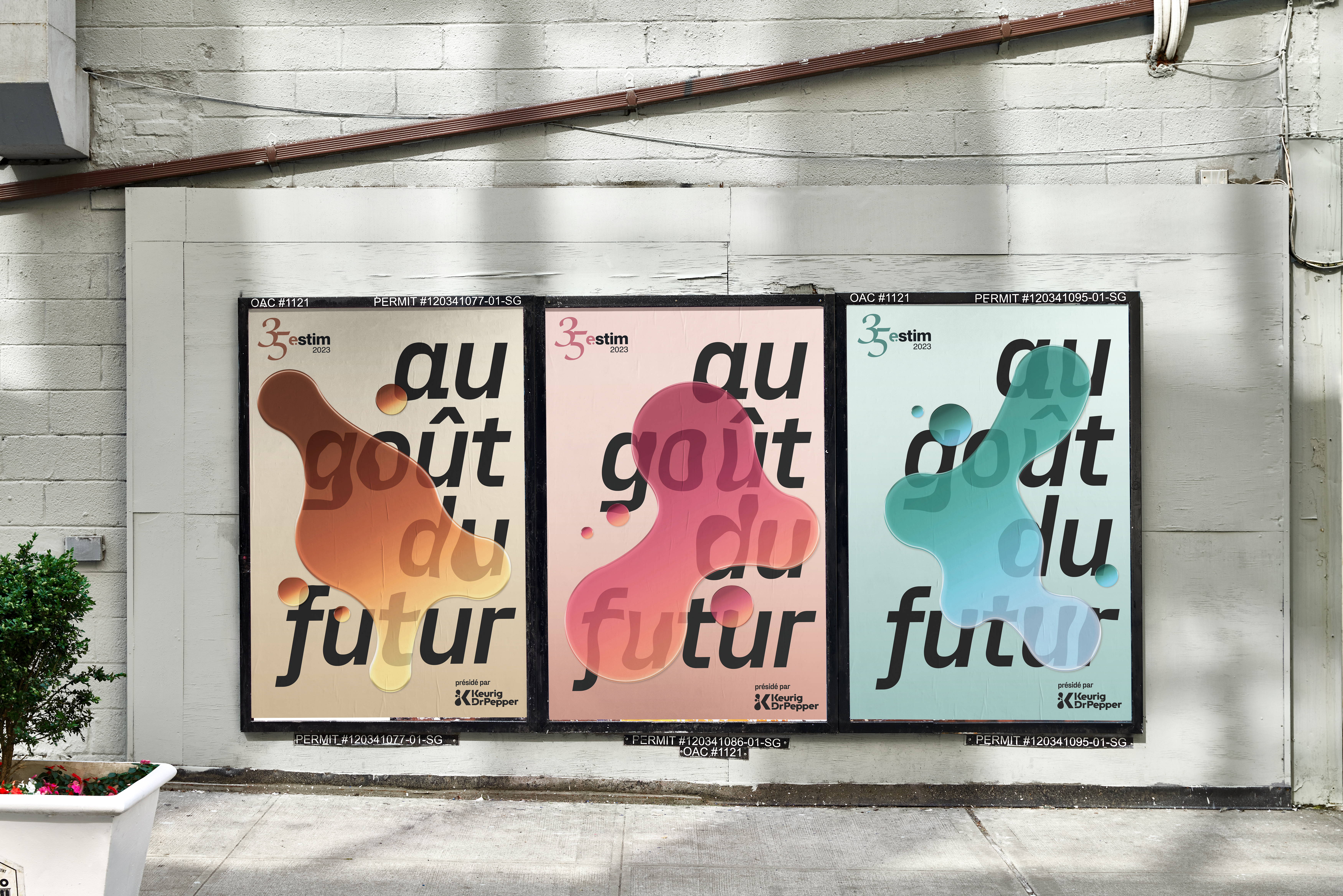 Trio affiches